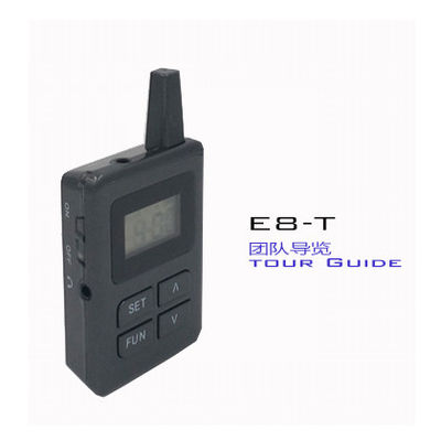 Э8 ухо - вися проводник аудио перемещения черноты системы туристического гида Блуэтоотх