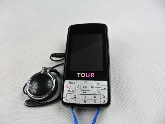 автоматическая система туристического гида 007Б с экраном ЛКД, черным проводником цифров аудио